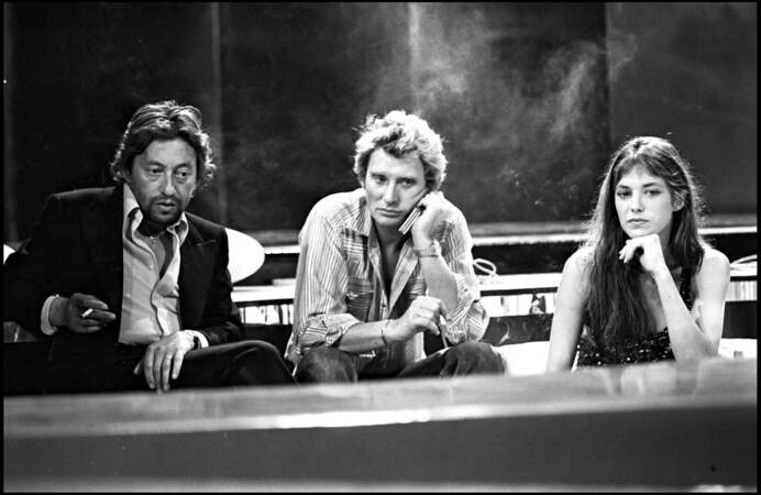 1975, avec Johnny Hallyday