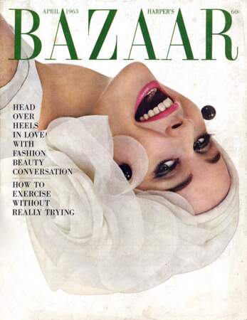 Couverture du Harper's Bazaar, avril 1963