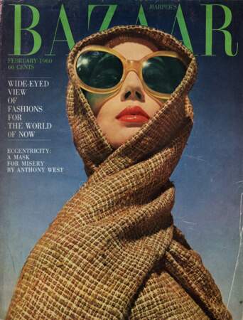Couverture du Harper's Bazaar, février 1960