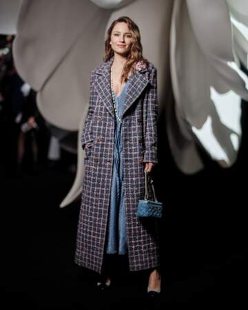 Dianna Agron au défilé Chanel prêt-à-porter automne-hiver 2023-2024 à Paris, le 7 mars.