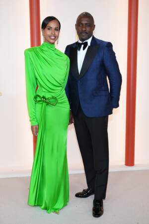 Sabrina Dhowre Elba and Idris Elba en Gucci