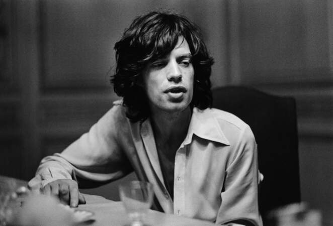 Mick Jagger dans la Villa Nellcote à Villefranche sur Mer en 1971