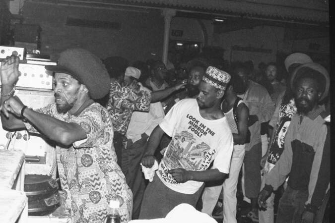Jah Shaka au Rocket Club, 1991.  