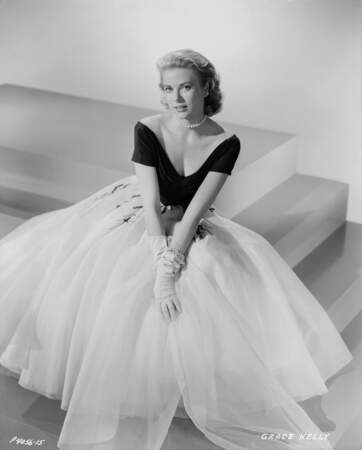 Grace Kelly en robe en tulle 