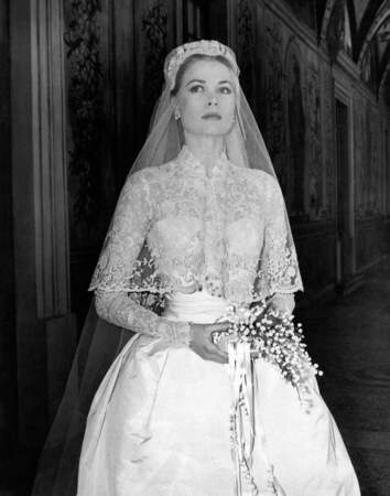 Grace Kelly et sa robe de mariée iconique 