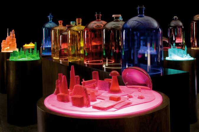 Mike Kelley, “Kandors Full Set (détail)” (2005-2009)