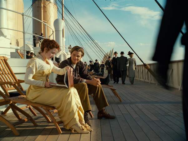 Leonardo DiCaprio et Kate Winslet dans “Titanic” (1997)