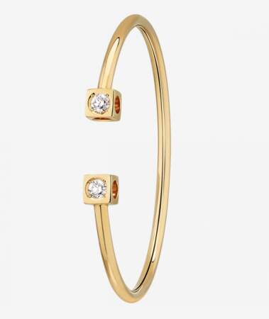 Bracelet en or jaune serti de diamants, Dihn Van 