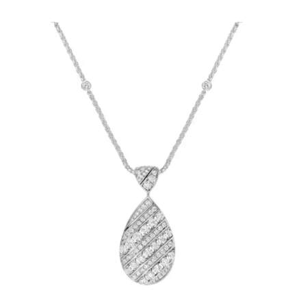 Pendentif en or blanc serti de diamants, Chaumet 