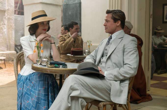 Marion Cotillard et Brad Pitt dans “Alliés” (2016)