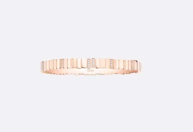 Bracelet en or rose serti de diamants, Dior Joaillerie 