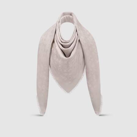 Châle en soie et laine, Louis Vuitton, 460€