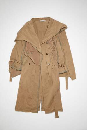 Le manteau à col lavallière Acne Studios