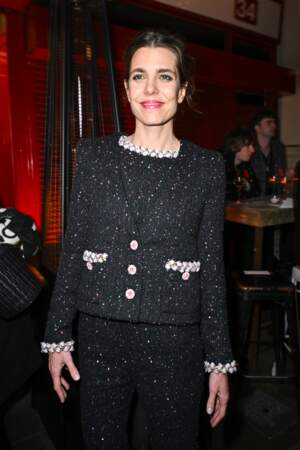 Charlotte Casiraghi dans un tailleur en tweed Chanel