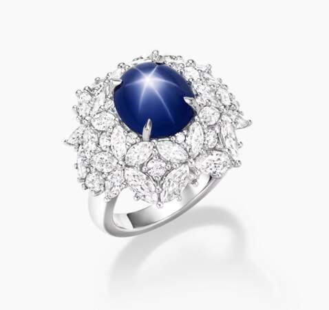 Bague en diamants et saphir, Harry Winston, Prix sur demande