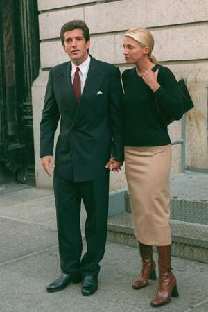 John F. Kennedy Jr et Carolyn Bessette-Kennedy, en 1996