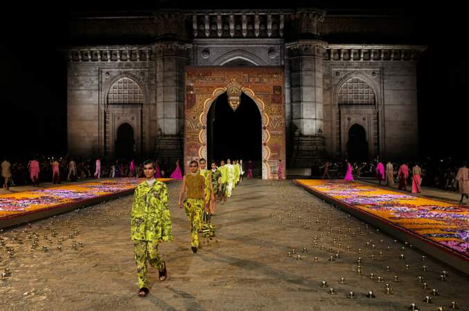 Le défilé Dior Automne 2023 à Mumbay