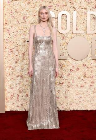 Elizabeth Debicki en longue robe Dior Haute Couture 