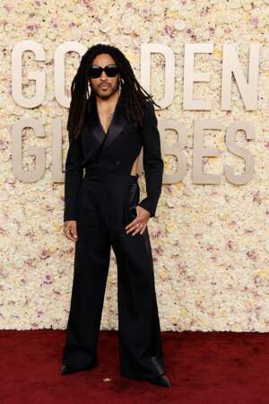 Lenny Kravitz en tailleur-combinaison Alexander McQueen 