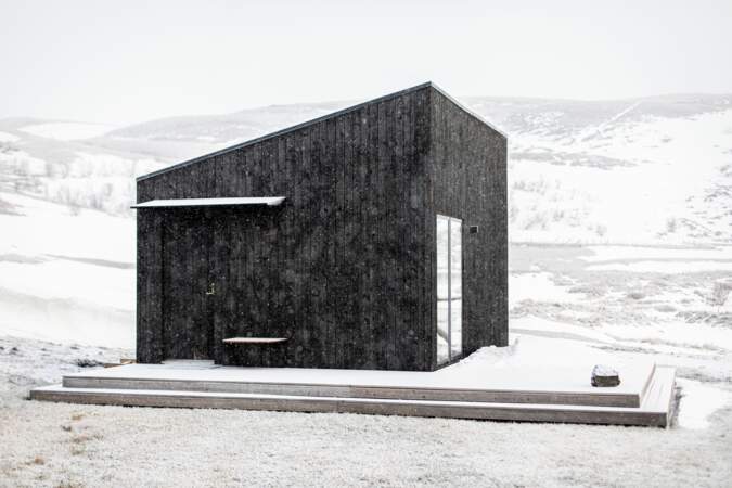 Une cabine moderne en Islande 
