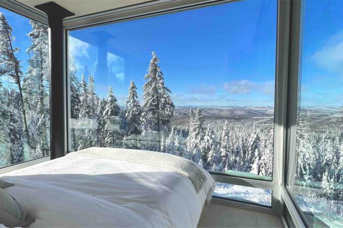 Une tiny house avec vue panoramique au Canada