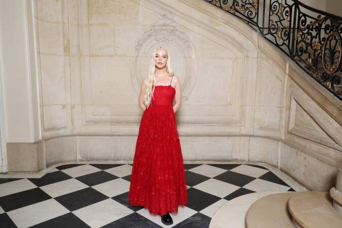 Anya Taylor-Joy au défilé Christian Dior haute couture
