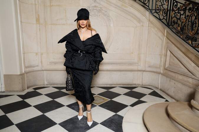 Rihanna au défilé Christian Dior haute couture