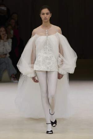 Loli Bahia en robe de mariée Chanel Haute couture