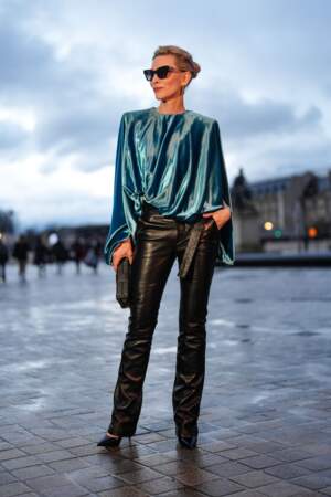 Cate Blanchett au défilé Louis Vuitton automne-hiver 2024-2025