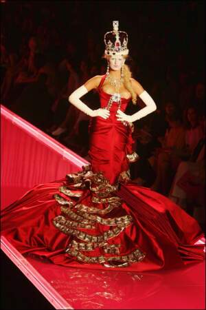 La robe Sissi l'impératrice, pour la collection Dior Haute Couture automne-hiver 2006