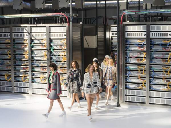 Le data center du défilé Chanel prêt-à-porter printemps-été 2017
