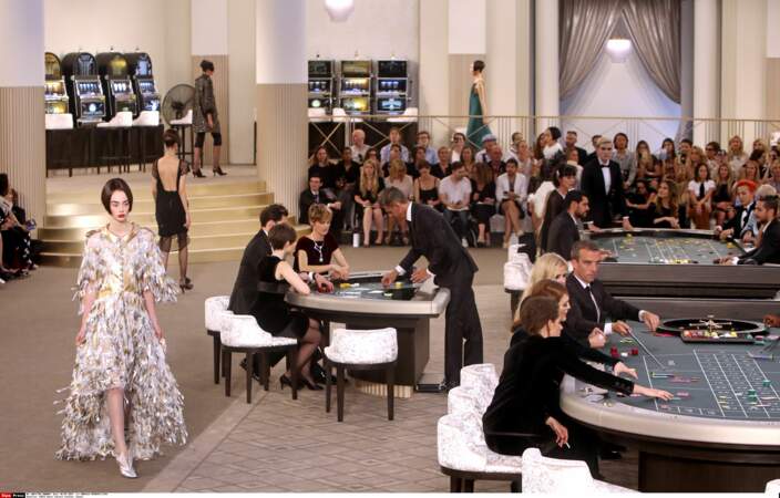 Le casino du défilé Chanel haute couture automne-hiver 2015-2016