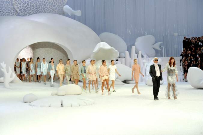 L'univers marin du défilé Chanel prêt-à-porter printemps-été 2012