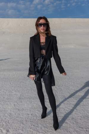 Victoria Beckham et la dentelle noire